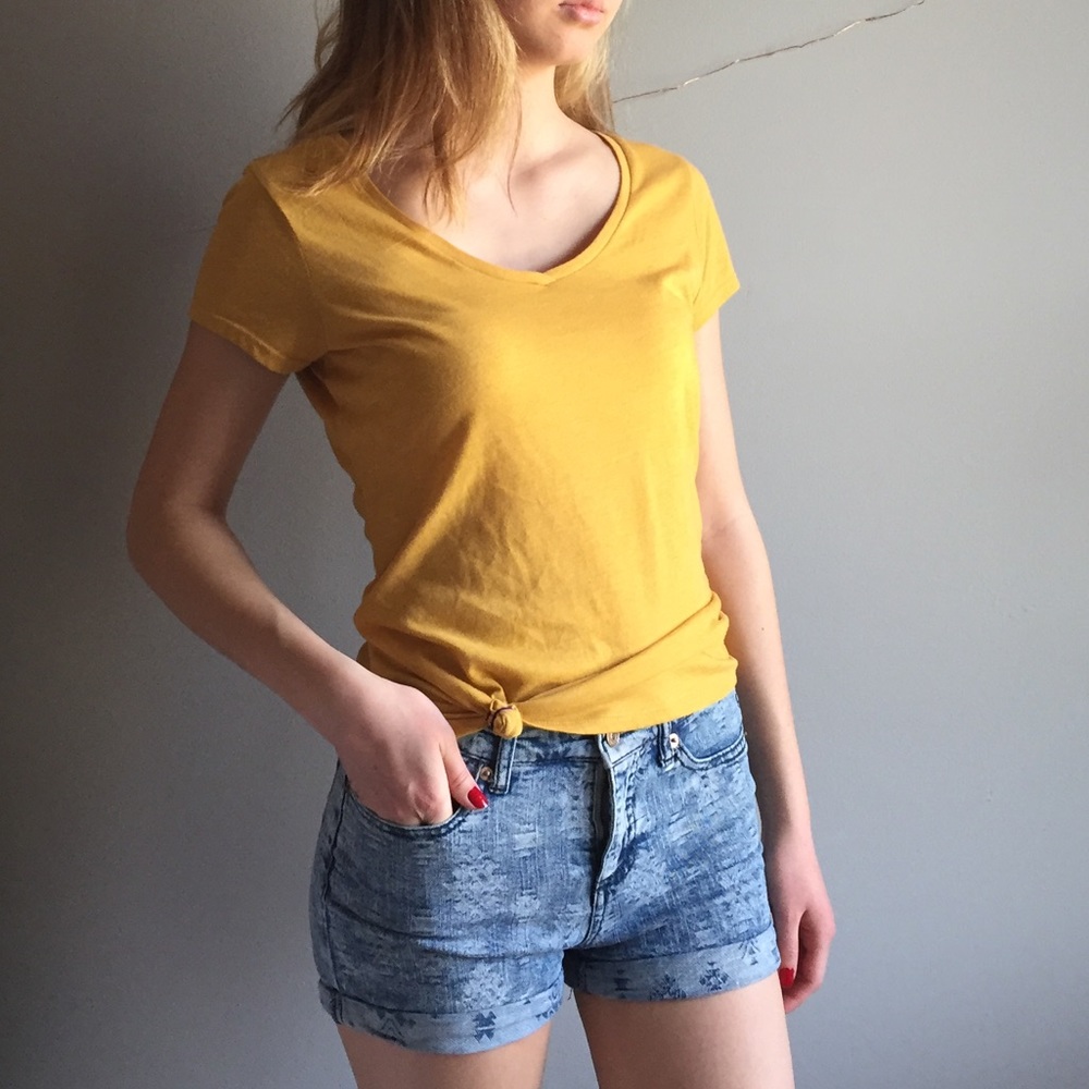 Maurices Gold Yellow T-shirt